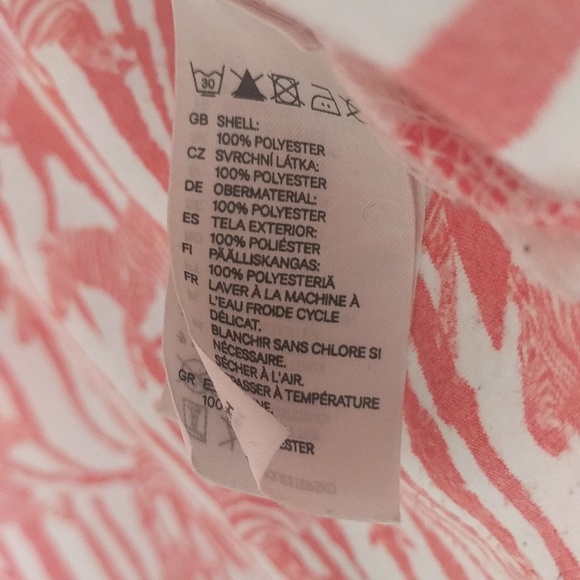 H&M Zebra Print Sleeveless V-Neck Top M - Picture 3 of 7